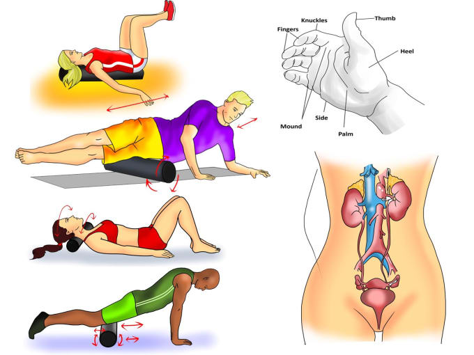 Gig Preview - Do winner professional medical and exercise illustrations