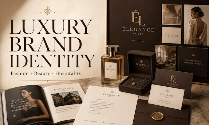 Luxury logo and visual identity service by Tiago on Fiverr