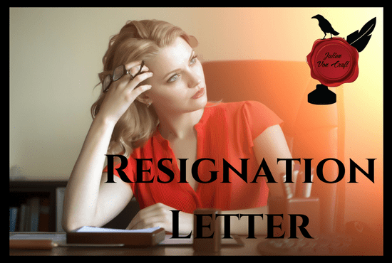 Gig Preview - Write your resignation letter and keep relationships