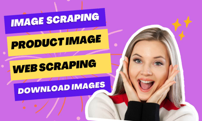 Gig Preview - Image scraping, product images, web scraping for any ecommerce websites