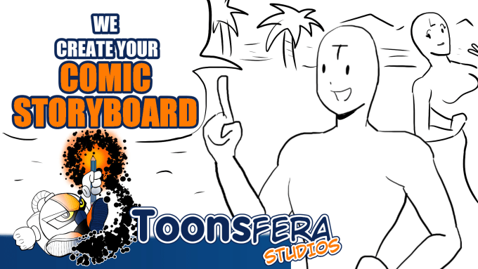 Gig Preview - Turn you script into storyboard for comics, manga or cartoon