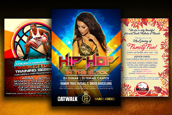 Gig Preview - Design an amazing flyer, poster or banner