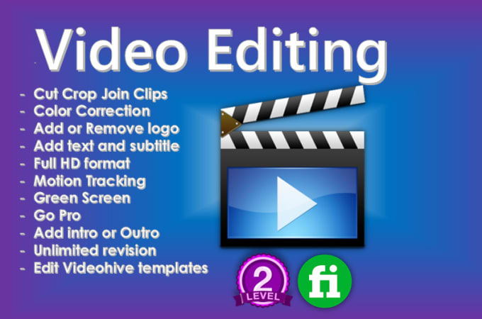 Bestseller - do professional video editing