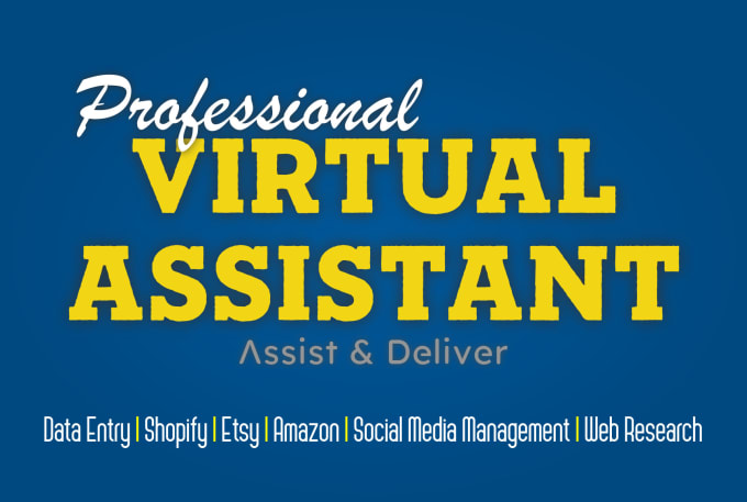 Gig Preview - Be your virtual assistant