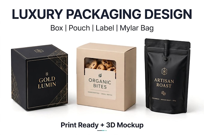 Service Sticker Layout Anarul islam - I will design product box packaging, label, pouch and ...