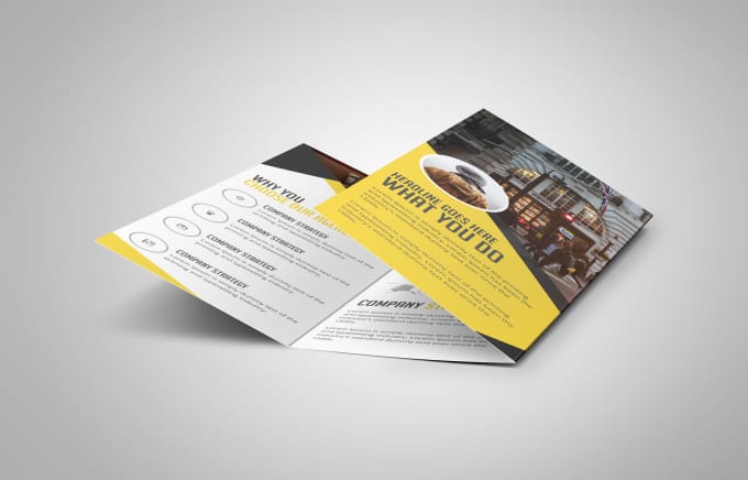 Gig Preview - Design your flyer, poster and trifold brochure