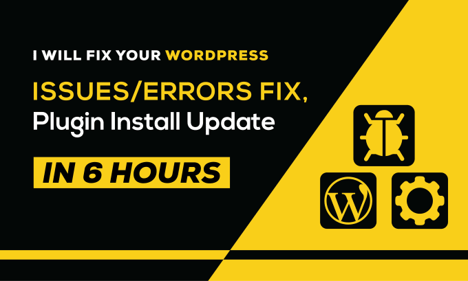 Gig Preview - Help fix wordpress issues wordpress plugin in 6 hour