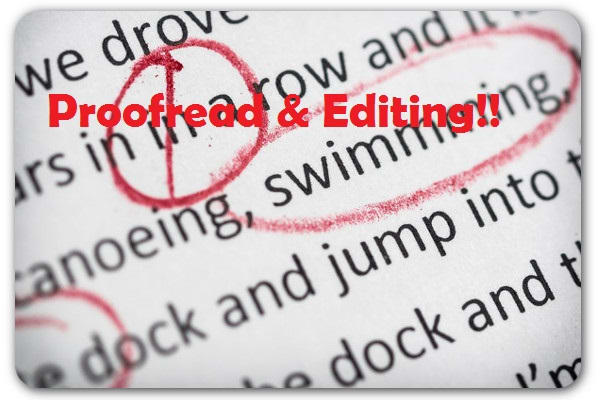 Gig Preview - Diligently proofread and edit your documents