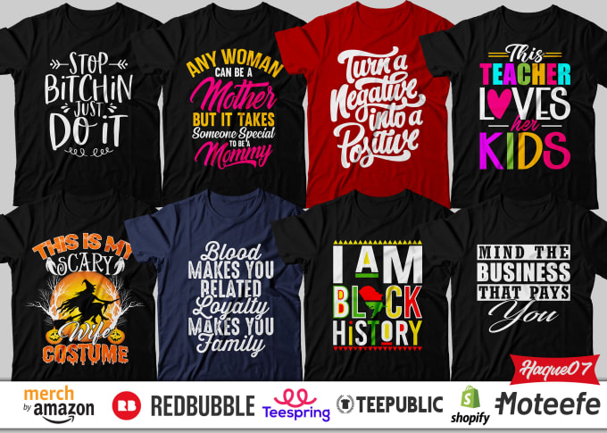 Bestseller - do typography and t shirt design