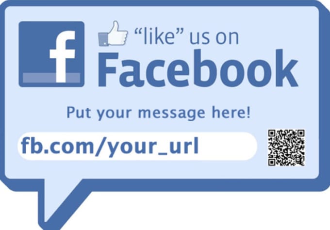 Create facebook bubble poster with your details to promote ...