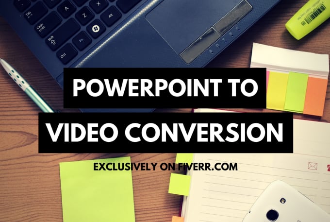 Gig Preview - Convert powerpoint presentations to video and add voice