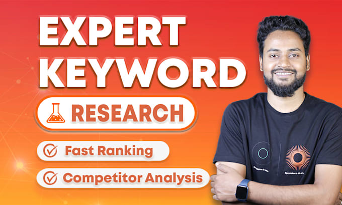 Gig Preview - Advance SEO keyword research with longtail and competitor analysis