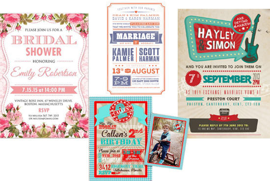 Gig Preview - Design attractive retro invitations