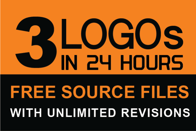 Gig Preview - Design 3 professional logo with free source file in 24 hrs