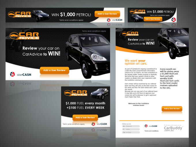 Gig Preview - Design 4 professional banner ads