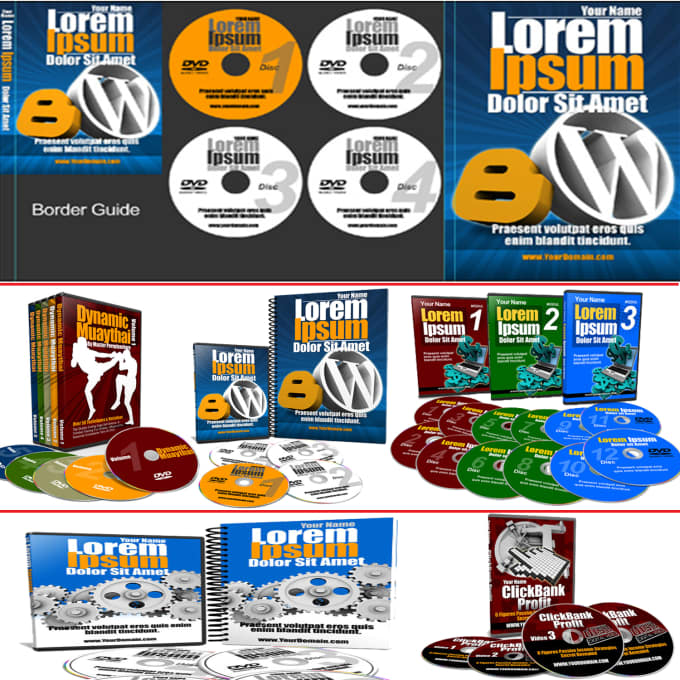 Bestseller - design 3d ebook cover, dvd cover and cd covers