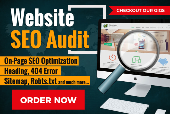 Gig Preview - Do website audit and onpage SEO in 24 hours