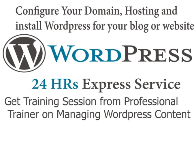 Gig Preview - Install wordpress on your server,setup new site and point domain