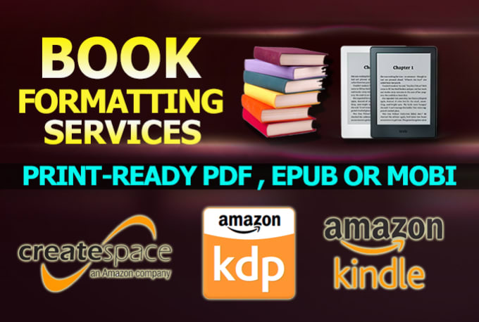 Gig Preview - Format your book for kindle, KDP or createspace