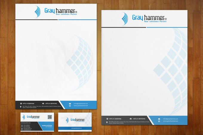 Gig Preview - Create a  clean  letterhead, print ready