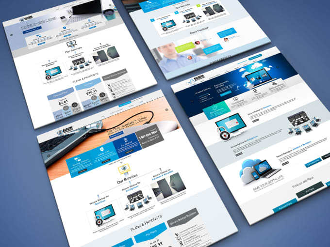 Gig Preview - Create website design mockups