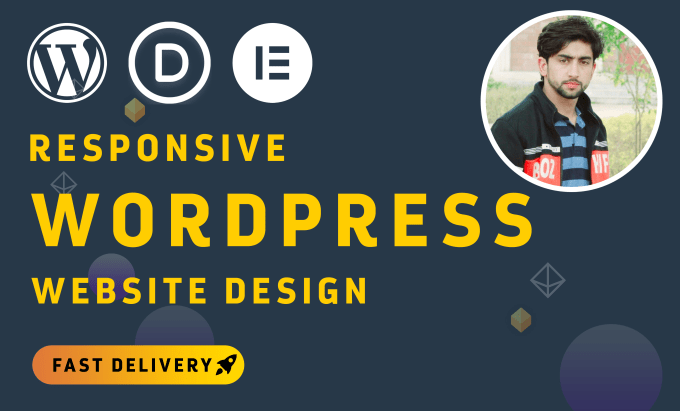 Gig Preview - Design and develop responsive wordpress website, wordpress blog