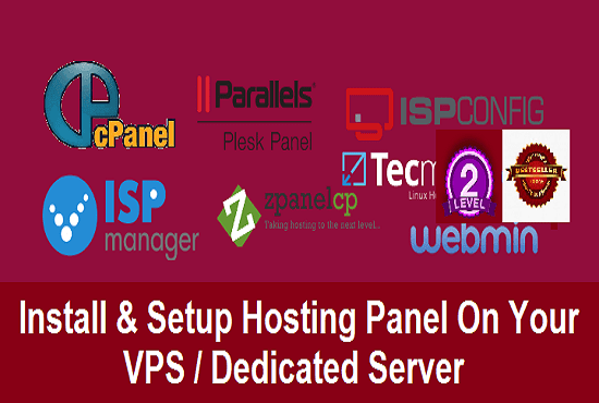 Gig Preview - Install any web hosting control panel with vps or dedicated server