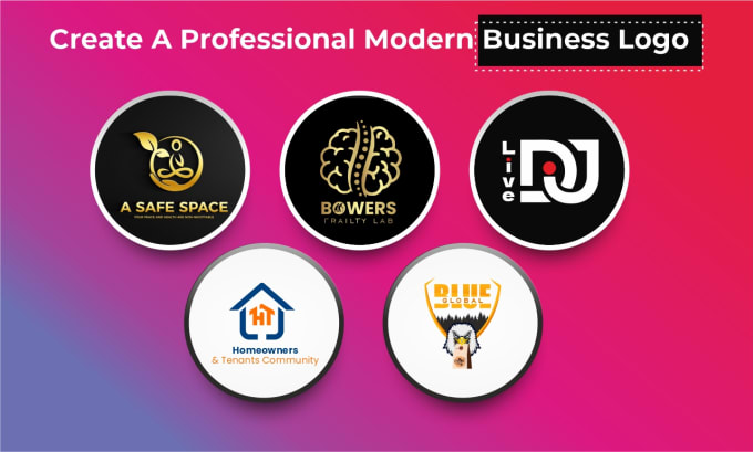 Gig Preview - Create a modern and professional logo for your business