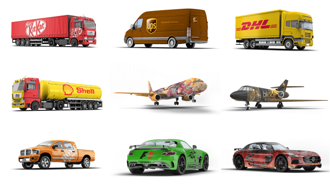 Gig Preview - Put your logo on a transportation vehicle, truck, car, plane