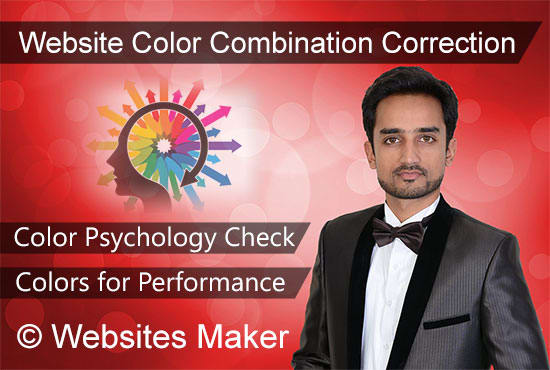 Gig Preview - Fix website colors with color psychology