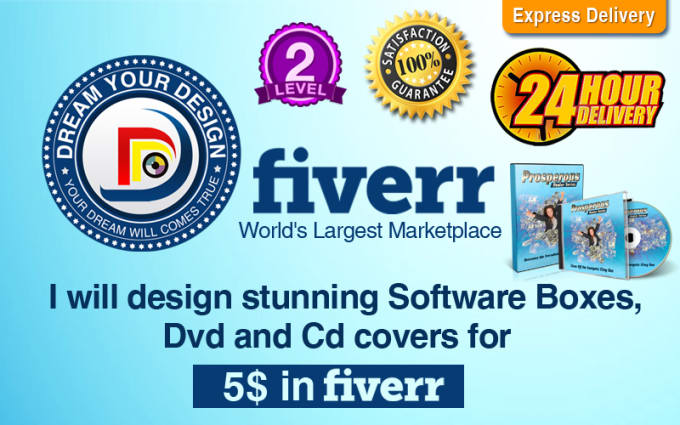 Gig Preview - Design stunning software boxes,dvd and cd covers