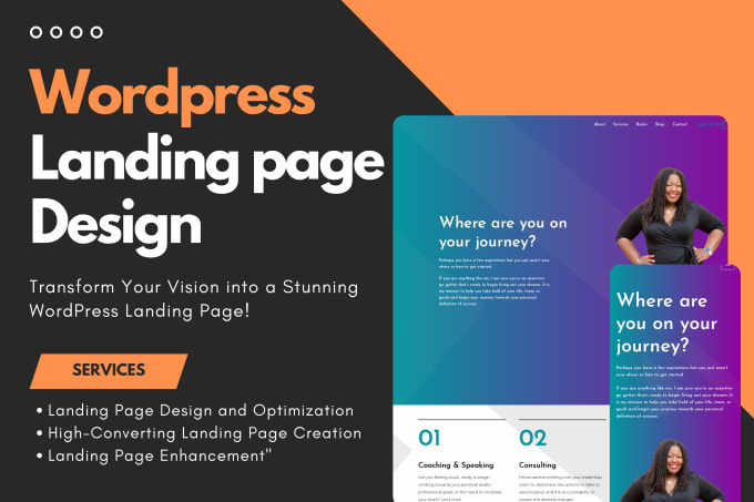 Gig Preview - Develop a professional landing page