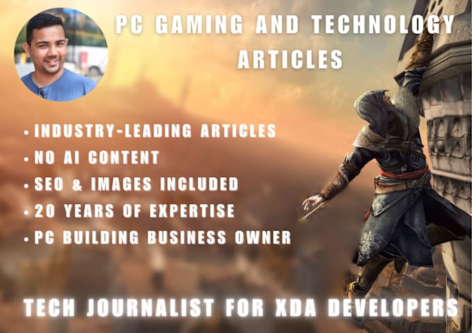 Gig Preview - Write professional PC gaming and PC hardware articles