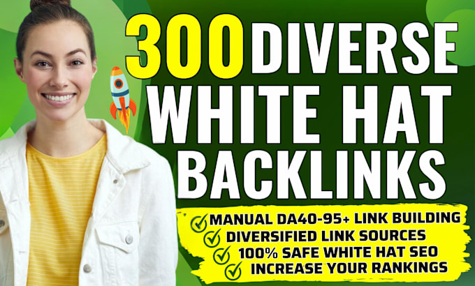 Gig Preview - Build high da manual white hat seo backlinks