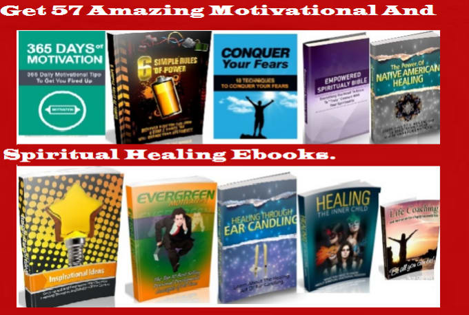 Gig Preview - Give you 57 unique and amazing motivational and spiritual healing ebooks