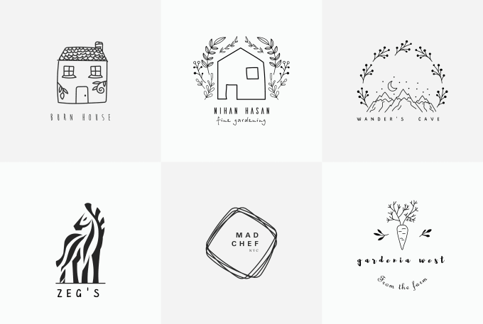 Gig Preview - Design a modern  and minimalist logo