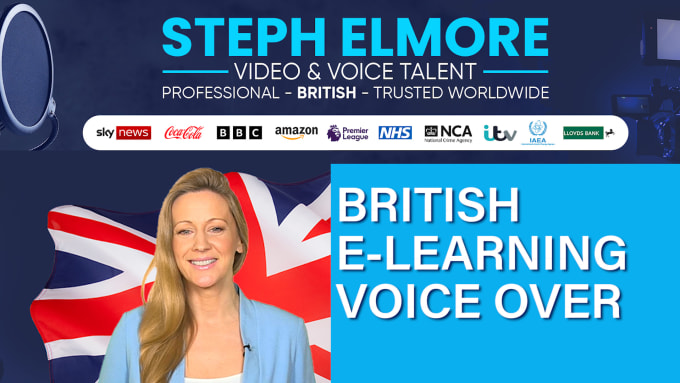 Gig Preview - Record your british english elearning voice over