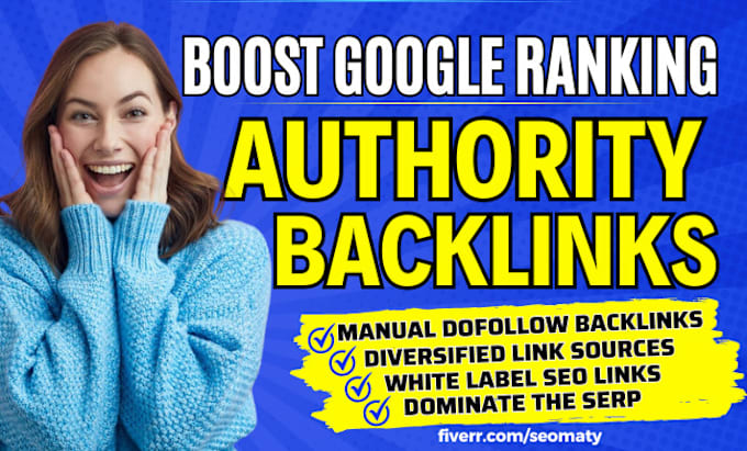 Gig Preview - Boost ranking with 300 high authority quality dofollow SEO backlinks