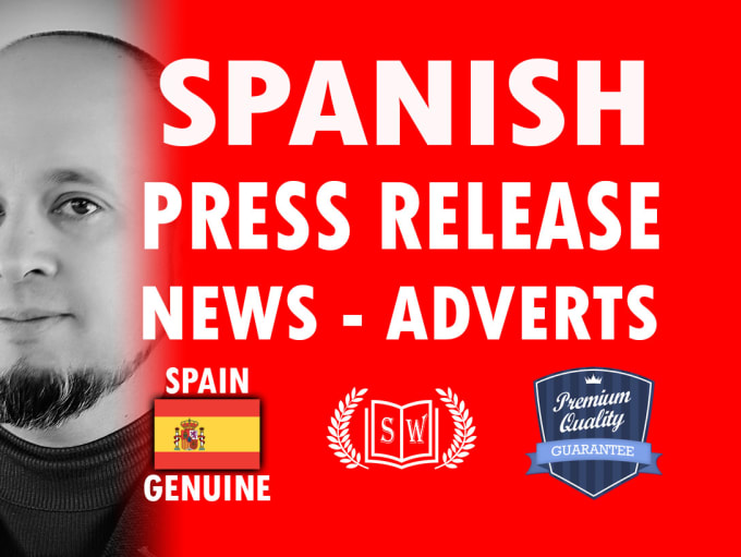 Gig Preview - Write a press release in spanish, PR news business service