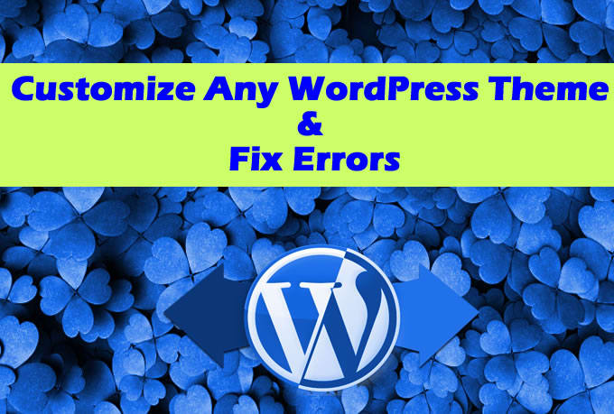 Gig Preview - Customize any wordpress theme and fix issues