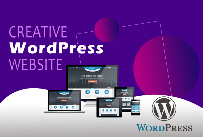 Gig Preview - Create responsive wordpress website or blog