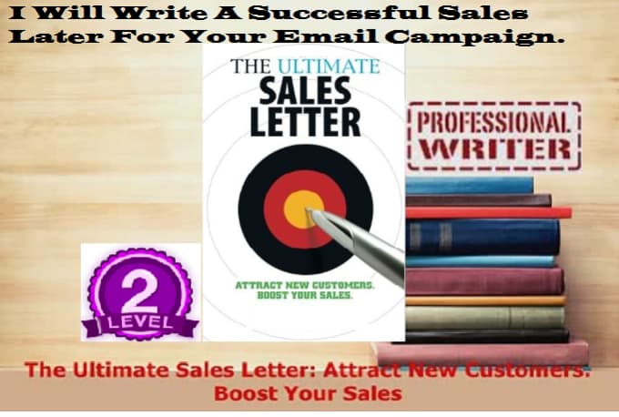 Gig Preview - Write a convincing and professional sales letter for your marketing campaign