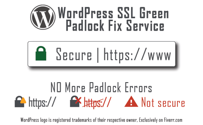 Gig Preview - Fix ssl https green padlock or bar issue in wordpress