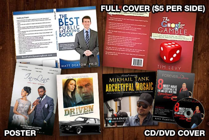 Bestseller - do a book covers, movie posters or flyers for you