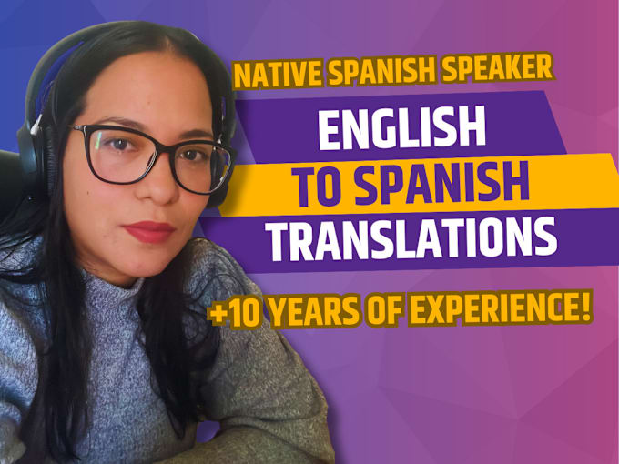 Gig Preview - Translate your english texts to perfect spanish