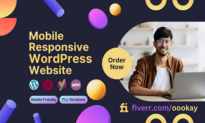 Gig Preview - Build mobile responsive wordpress website design