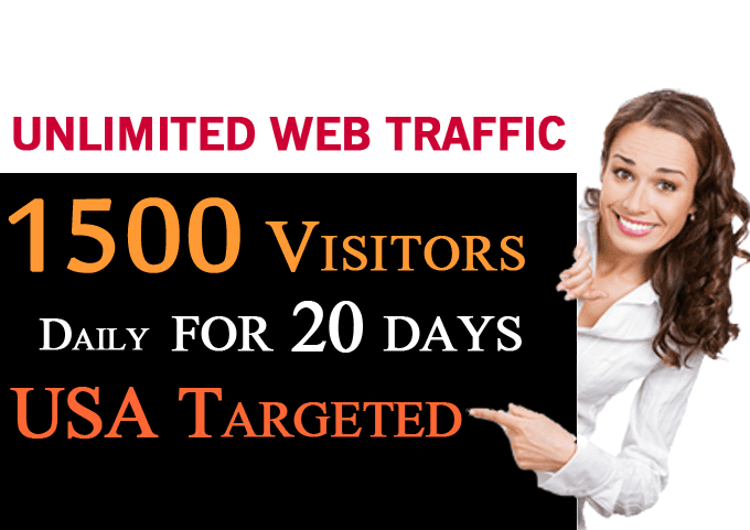 Gig Preview - Drive USA targeted real unlimited website,traffic,visitors for 20 days