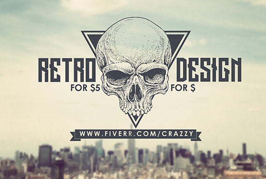 Gig Preview - Design 2 professional retro logo in 24 hours