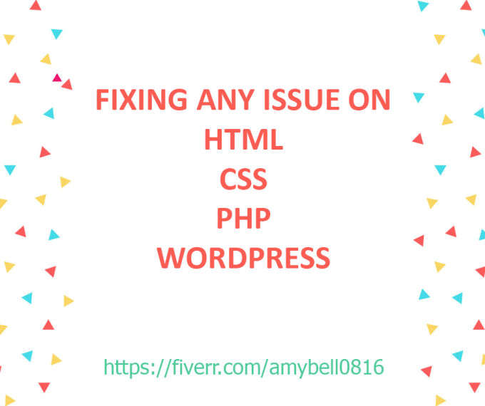 Gig Preview - Fix html css issues, wordpress website, php issues