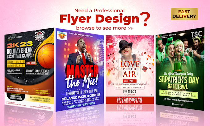 Gig Preview - Design a professional business flyer or poster very fast